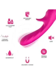 Armony - Vibratore Romance Con Stimolatore Fucsia - ARMONY VIBRATORS - Vibratori Clitoride | erosidea.com