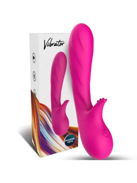 Armony - Vibratore Romance Con Stimolatore Fucsia - ARMONY VIBRATORS - Vibratori Clitoride | erosidea.com