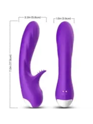 Armony - Vibratore Romance Con Stimolatore Viola - ARMONY VIBRATORS - Vibratori Clitoride | erosidea.com