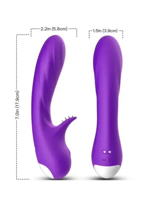 Armony - Vibratore Romance Con Stimolatore Viola - ARMONY VIBRATORS - Vibratori Clitoride | erosidea.com