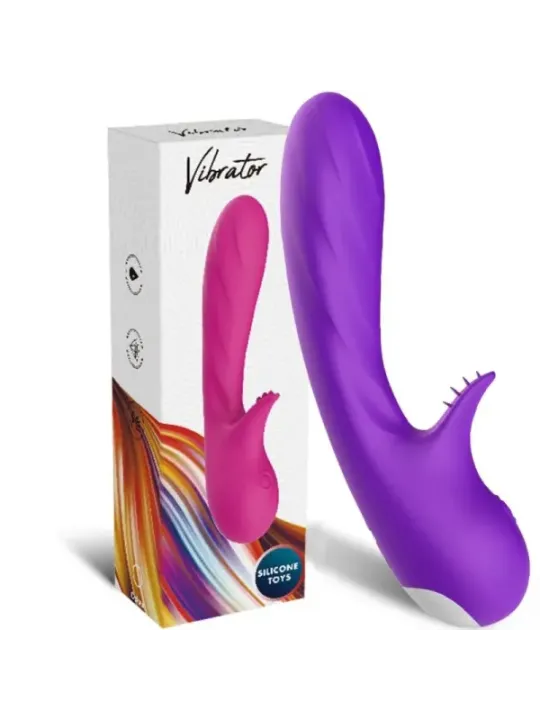 Armony - Vibratore Romance Con Stimolatore Viola - ARMONY VIBRATORS - Vibratori Clitoride | erosidea.com