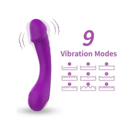 Armony - Dildo Vibratore G-Spot In Silicone Viola - ARMONY VIBRATORS - Vibratori Doppi | erosidea.com