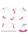 Armony - Dildo Vibratore G-Spot In Silicone Viola - ARMONY VIBRATORS - Vibratori Doppi | erosidea.com
