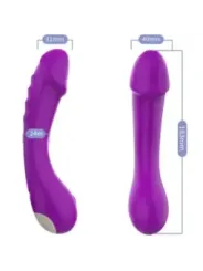Armony - Dildo Vibratore G-Spot In Silicone Viola - ARMONY VIBRATORS - Vibratori Doppi | erosidea.com