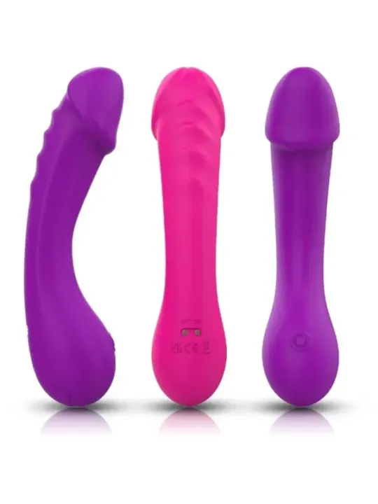 Armony - Dildo Vibratore G-Spot In Silicone Viola - ARMONY VIBRATORS - Vibratori Doppi | erosidea.com