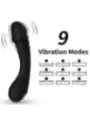 Armony - Dildo Vibratore G-Spot In Silicone Nero - ARMONY VIBRATORS - Vibratori Doppi | erosidea.com
