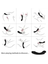 Armony - Dildo Vibratore G-Spot In Silicone Nero - ARMONY VIBRATORS - Vibratori Doppi | erosidea.com