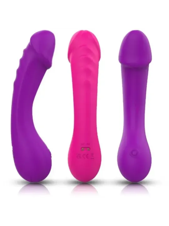 Armony - Dildo Vibratore G-Spot In Silicone Nero - ARMONY VIBRATORS - Vibratori Doppi | erosidea.com