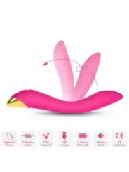 Armony - Vibratore Flamingo Multiposizione Fucsia - ARMONY VIBRATORS - Vibratori Doppi | erosidea.com