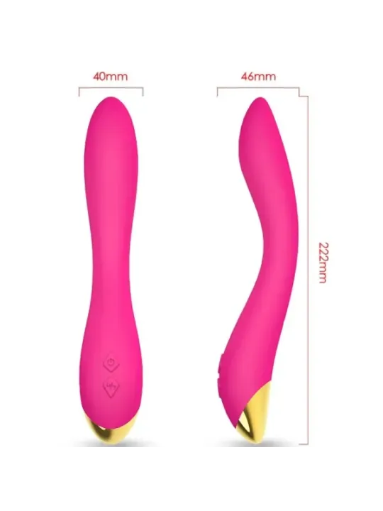 Armony - Vibratore Flamingo Multiposizione Fucsia - ARMONY VIBRATORS - Vibratori Doppi | erosidea.com