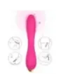 Armony - Vibratore Flamingo Multiposizione Fucsia - ARMONY VIBRATORS - Vibratori Doppi | erosidea.com