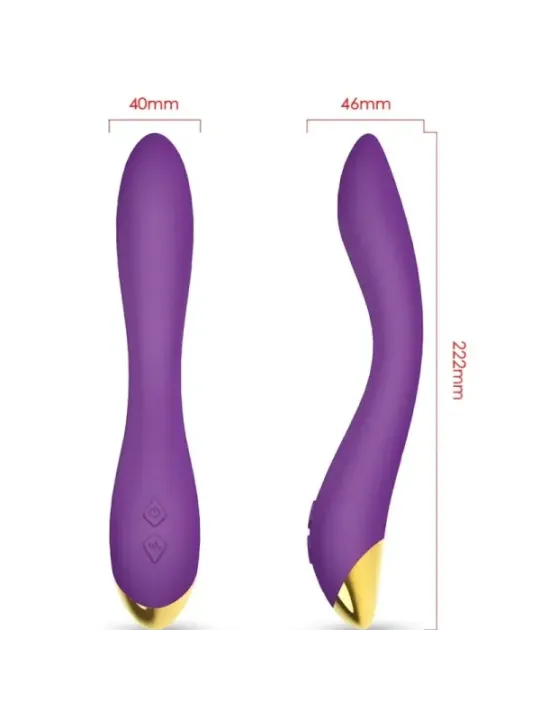 Armony - Vibratore Flamingo Multiposizione Viola - ARMONY VIBRATORS - Vibratori Doppi | erosidea.com