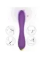 Armony - Vibratore Flamingo Multiposizione Viola - ARMONY VIBRATORS - Vibratori Doppi | erosidea.com