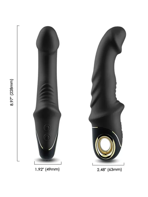 Armony - Rotatore Vibratore Dildo Joyblade Nero - ARMONY VIBRATORS - Vibratori Doppi | erosidea.com