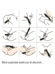 Armony - Rotatore Vibratore Dildo Joyblade Nero - ARMONY VIBRATORS - Vibratori Doppi | erosidea.com