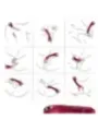 Armony - Vibratore E Rotatore Prince Dildo Rosso - ARMONY VIBRATORS - Vibratori Doppi | erosidea.com