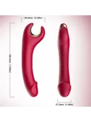 Armony - Vibratore E Rotatore Prince Dildo Rosso - ARMONY VIBRATORS - Vibratori Doppi | erosidea.com