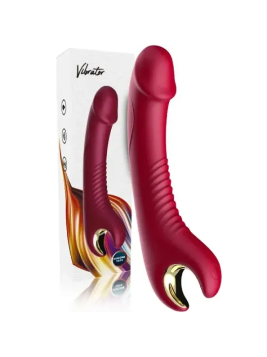 Armony - Vibratore E Rotatore Prince Dildo Rosso - ARMONY VIBRATORS - Vibratori Doppi | erosidea.com