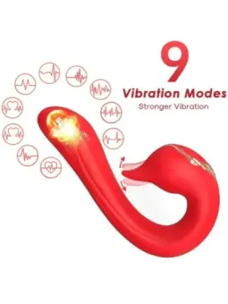 Armony - Vibratore Delfin Multiposizione Ed Effetto Calore Rosso
