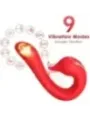 Armony - Vibratore Delfin Multiposizione Ed Effetto Calore Rosso - ARMONY VIBRATORS - Vibratori Doppi | erosidea.com