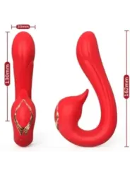 Armony - Vibratore Delfin Multiposizione Ed Effetto Calore Rosso - ARMONY VIBRATORS - Vibratori Doppi | erosidea.com
