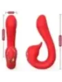 Armony - Vibratore Delfin Multiposizione Ed Effetto Calore Rosso - ARMONY VIBRATORS - Vibratori Doppi | erosidea.com