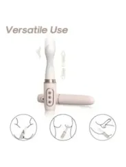 Armony - Vibratore Rotatore E Macchina Telescopica Automatica Giallo - ARMONY VIBRATORS - Vibratori Doppi | erosidea.com