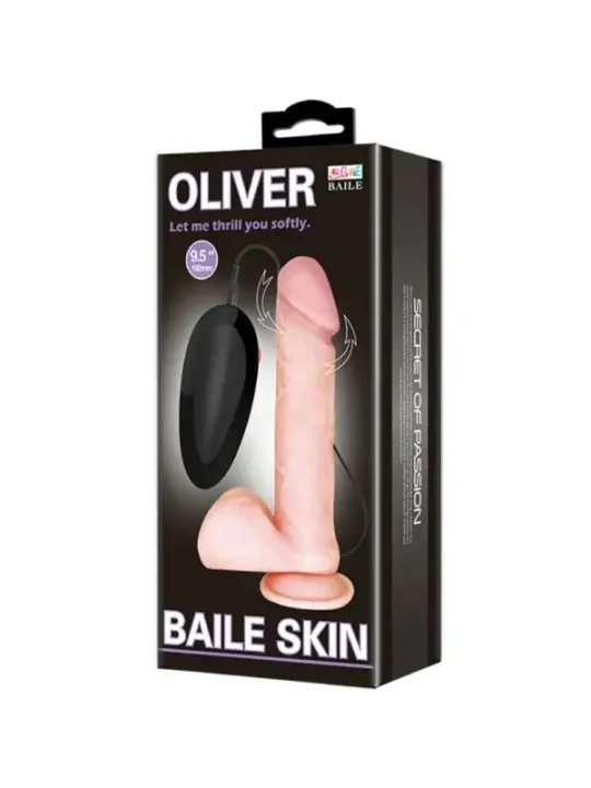 Baile - Vibratore Realistico Oliver Con Funzione Di Rotazione - BAILE - Vibratori | erosidea.com