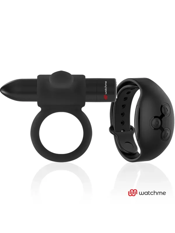 Black&Silver - Orologio Cockring Con Telecomando Cameronme - BLACK&SILVER - Vibratori | erosidea.com