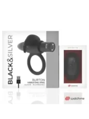 Black&Silver - Orologio Cockring Con Telecomando Burtonme - BLACK&SILVER - Vibratori | erosidea.com