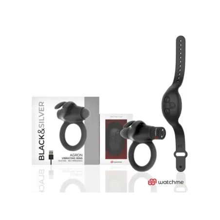 Black&Silver - Orologio Cockring Con Telecomando Agronme - BLACK&SILVER - Vibratori | erosidea.com