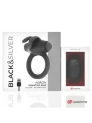 Black&Silver - Orologio Cockring Con Telecomando Agronme - BLACK&SILVER - Vibratori | erosidea.com