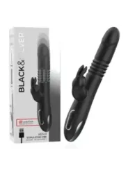 Black&Silver - Kenji Vibratore Rabbit Up & Down + Telecomando Watchme - BLACK&SILVER - Vibratori | erosidea.com