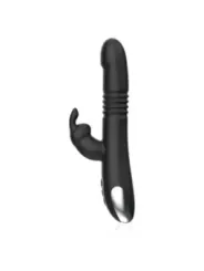 Black&Silver - Kenji Vibratore Rabbit Up & Down + Telecomando Watchme - BLACK&SILVER - Vibratori | erosidea.com