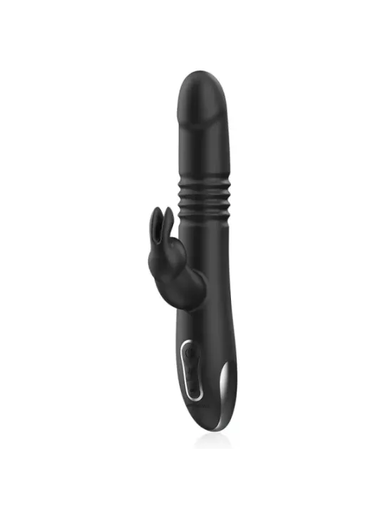 Black&Silver - Kenji Vibratore Rabbit Up & Down + Telecomando Watchme - BLACK&SILVER - Vibratori | erosidea.com