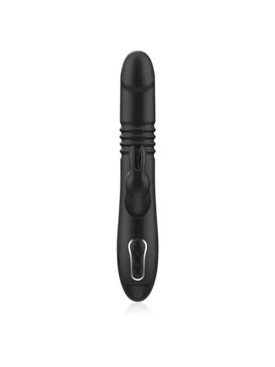Black&Silver - Kenji Vibratore Rabbit Up & Down + Telecomando Watchme - BLACK&SILVER - Vibratori | erosidea.com