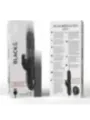 Black&Silver - Kenji Vibratore Rabbit Up & Down + Telecomando Watchme - BLACK&SILVER - Vibratori | erosidea.com