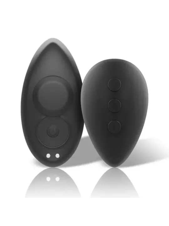 Black&Silver - Pantalone Vibratore In Silicone Ricaricabile Preston Nero - BLACK&SILVER - Vibratori | erosidea.com