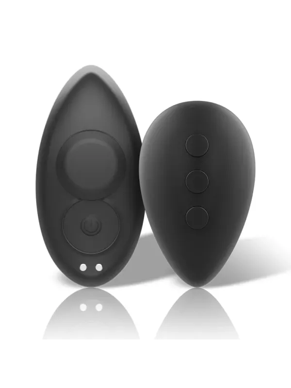 Black&Silver - Pantalone Vibratore In Silicone Ricaricabile Preston Nero - BLACK&SILVER - Vibratori | erosidea.com