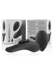 Black&Silver - Pantalone Vibratore In Silicone Ricaricabile Preston Nero - BLACK&SILVER - Vibratori | erosidea.com