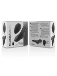 Black&Silver - Pantalone Vibratore In Silicone Ricaricabile Preston Nero - BLACK&SILVER - Vibratori | erosidea.com