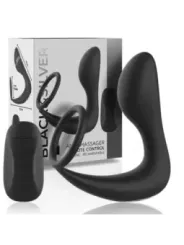 Black&Silver - Massaggiatore Anale Con Telecomando Ricaricabile In Silicone Nero - BLACK&SILVER - Vibratori | erosidea.com