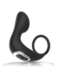 Black&Silver - Massaggiatore Anale Con Telecomando Ricaricabile In Silicone Nero - BLACK&SILVER - Vibratori | erosidea.com