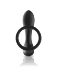 Black&Silver - Massaggiatore Anale Con Telecomando Ricaricabile In Silicone Nero - BLACK&SILVER - Vibratori | erosidea.com