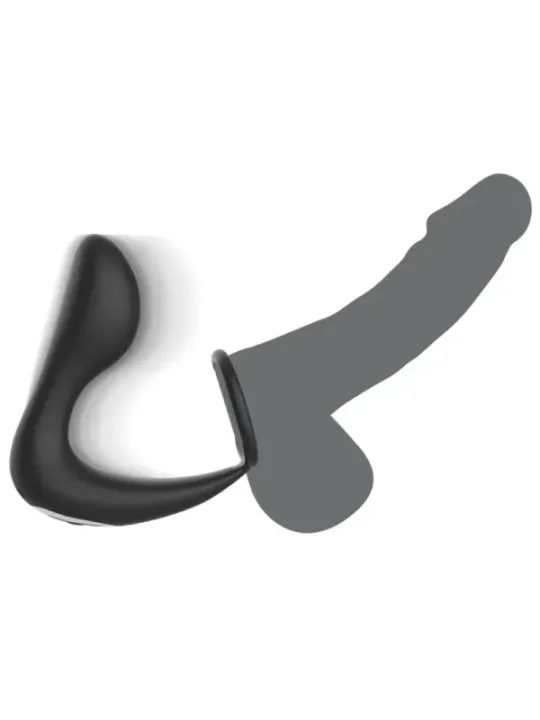 Black&Silver - Massaggiatore Anale Con Telecomando Ricaricabile In Silicone Nero - BLACK&SILVER - Vibratori | erosidea.com