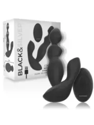 Black&Silver - Telecomando In Silicone Plug Anale Cora - BLACK&SILVER - Vibratori | erosidea.com
