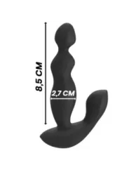 Black&Silver - Telecomando In Silicone Plug Anale Cora - BLACK&SILVER - Vibratori | erosidea.com