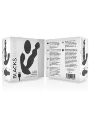 Black&Silver - Telecomando In Silicone Plug Anale Cora - BLACK&SILVER - Vibratori | erosidea.com
