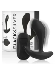 Black&Silver - Telecomando In Silicone Plug Anale Dwayne - BLACK&SILVER - Vibratori | erosidea.com