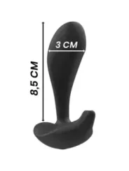 Black&Silver - Telecomando In Silicone Plug Anale Dwayne - BLACK&SILVER - Vibratori | erosidea.com